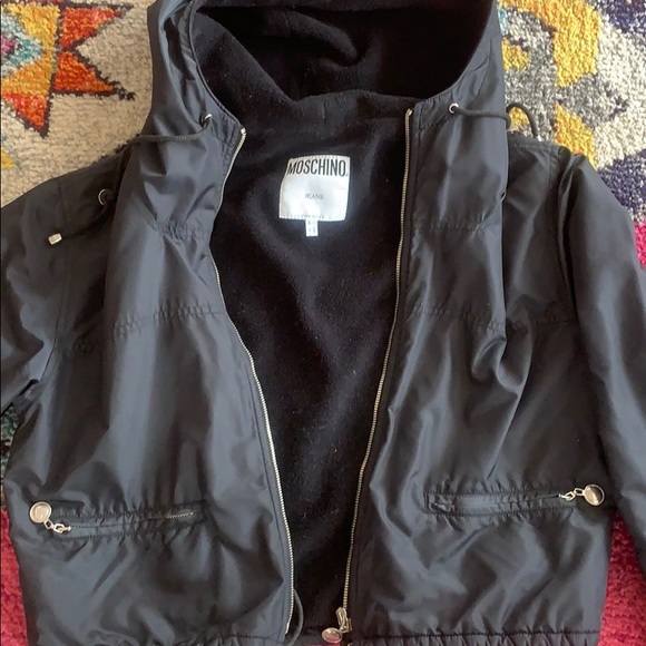 Moschino Women’s Black Bomber Jacket - Picture 3 of 6